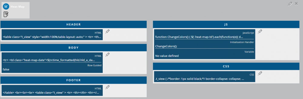 The block for building Custom views on the Queries & Reports page.